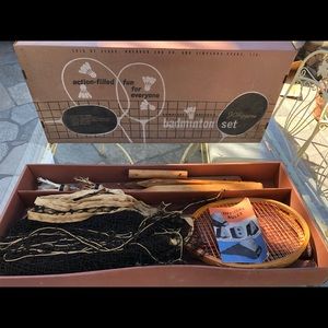Vintage badminton set